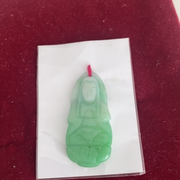 Buddha Jade Pendant Necklace - Picture 4 of 11